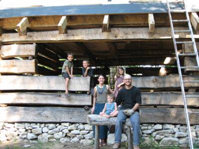 Hand Hewn Log Cabin